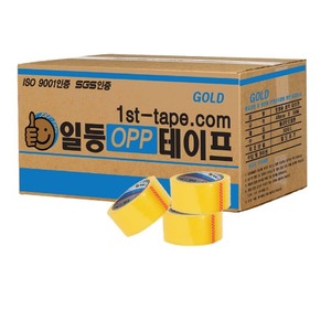40m 투명 경포장 박스테이프-1박스[50개]